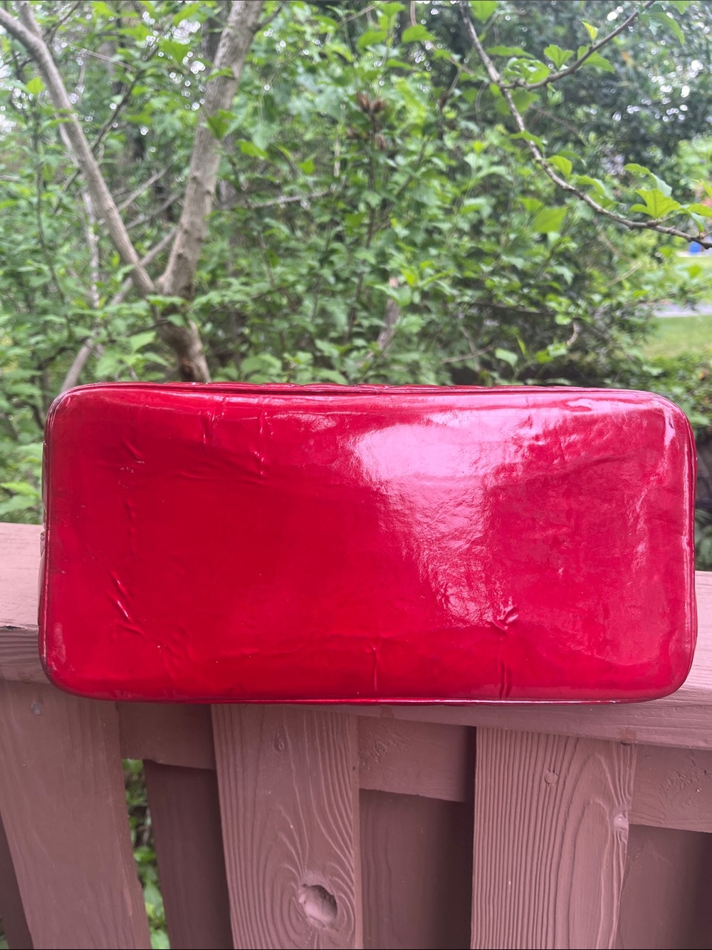 CHANEL Patent Medallion Tote custom dyed - Picture 12 of 17